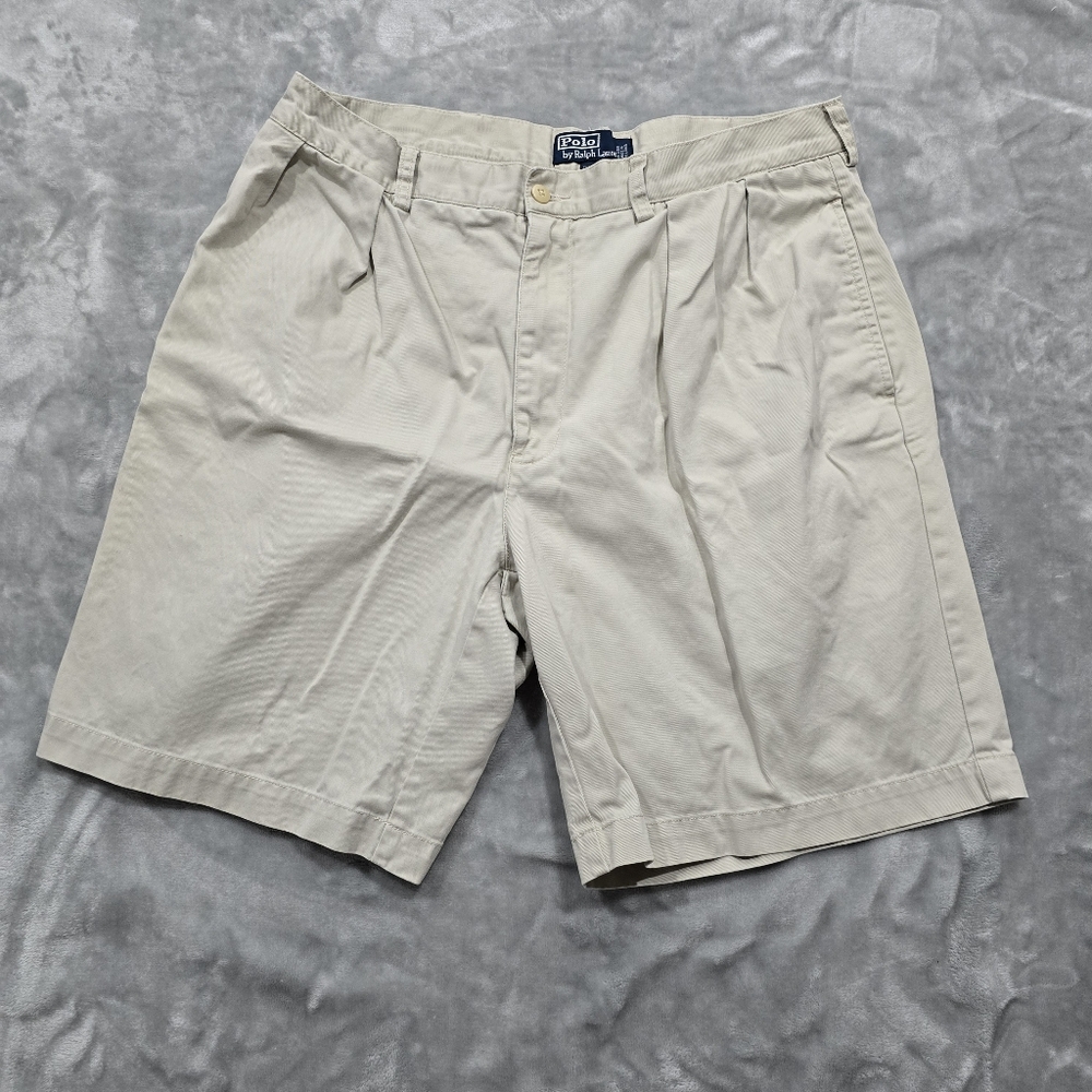 Polo By Ralph Lauren Mens Tyler Short Khaki Size 36 100% Cotton